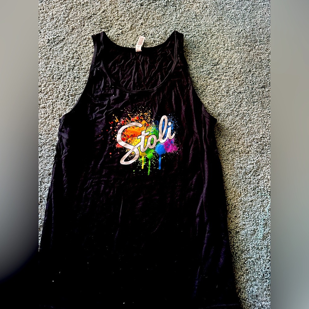Unisex stoli vodka pride tank top size small